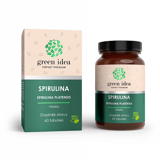 Spirulina bylinný extrakt 60 tob. - Topvet